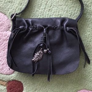 Lucky Brand boho leather cross body